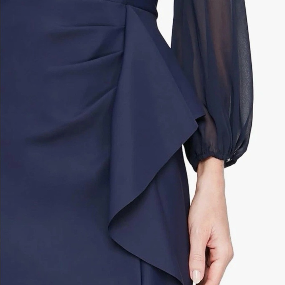 Alex Evenings Midnight Blue Dress - Picture 3 of 7